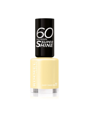 Rimmel 60 Seconds Super Shine лак за нокти цвят 454 Daisy Chain Dreams 8 мл.