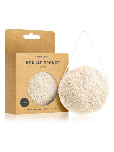 BrushArt Home Salon Konjac sponge нежна ексфолираща гъба за лице Natural 5 гр.