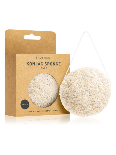 BrushArt Home Salon Konjac sponge нежна ексфолираща гъба за лице Natural 5 гр.