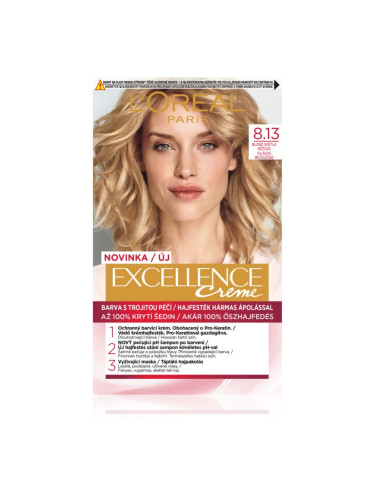 L’Oréal Paris Excellence Creme боя за коса цвят 8.13 Blond Clair Beige 1 бр.