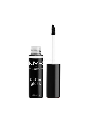 NYX Professional Makeup Butter Gloss Блясък за устни за жени 8 ml Нюанс 55 Licorice