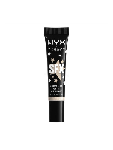 NYX Professional Makeup SFX Glitter Paint Фон дьо тен за жени 8 ml Нюанс 02 Broomstick Baddie