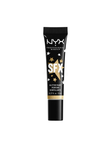 NYX Professional Makeup SFX Glitter Paint Фон дьо тен за жени 8 ml Нюанс 01 Graveyard Glam