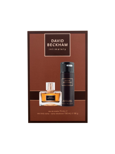 David Beckham Intimately Подаръчен комплект EDT 75 ml + дезодорант 150 ml