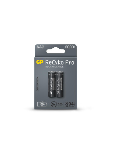 Акумулаторна Батерия GP R6 AA 2000mAh RECYKO + PRO 210AAHCB-EB2 NiMH /