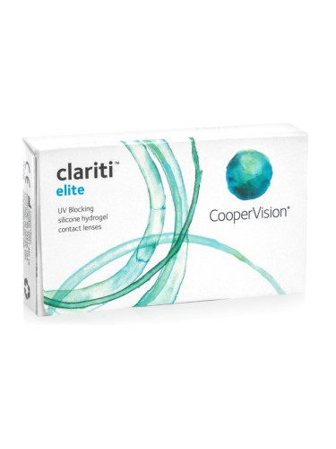 Clariti Elite (6 лещи) - едномесечни контактни лещи, силикон-хидрогелови сферични, Somofilcon A