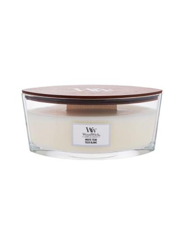 WoodWick White Teak Ароматна свещ 453,6 g