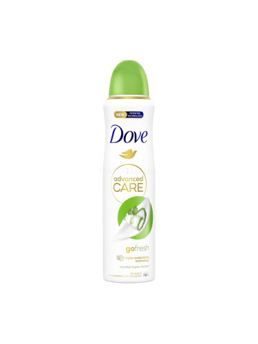 Dove Advanced Care Go Fresh Cucumber & Green Tea 72h Антиперспирант за жени 150 ml