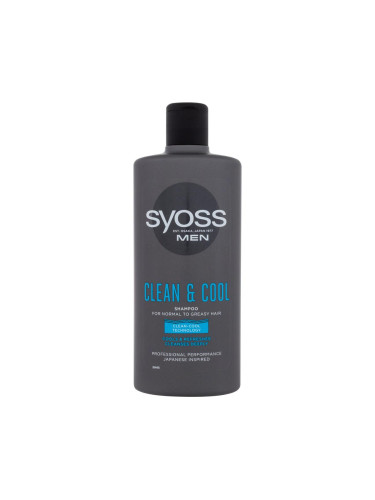 Syoss Men Clean & Cool Шампоан за мъже 440 ml