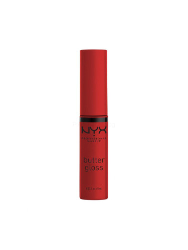 NYX Professional Makeup Butter Gloss Блясък за устни за жени 8 ml Нюанс 40 Apple Crisp