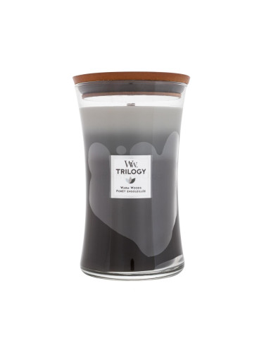 WoodWick Trilogy Warm Woods Ароматна свещ 610 g