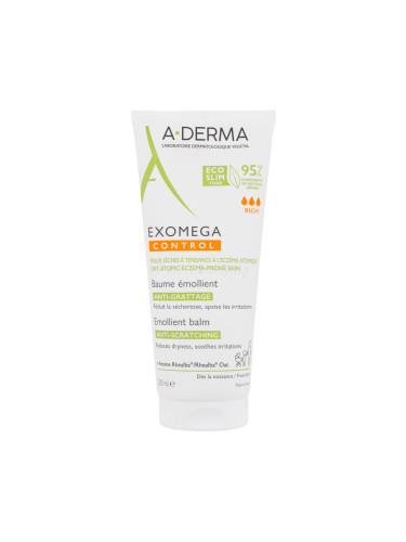 A-Derma Exomega Control Rich Emollient Balm Балсам за тяло 200 ml