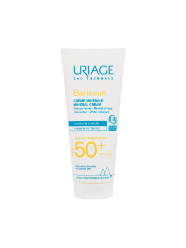Uriage Bariésun Mineral Cream SPF50+ Слънцезащитен продукт за лице 100 ml