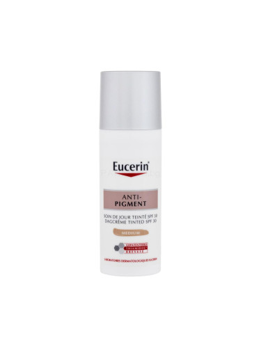 Eucerin Anti-Pigment Tinted Day Cream SPF30 Дневен крем за лице за жени 50 ml Нюанс Medium