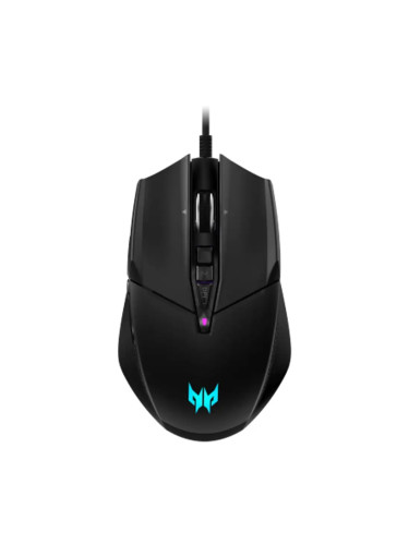 Мишка Acer Predator Cestus 335, оптична (19000 dpi), USB, черна, 10 бутона