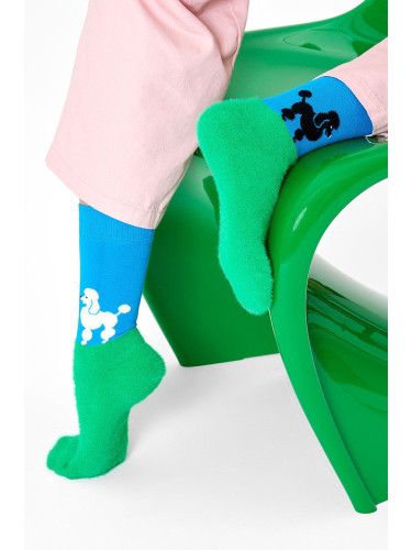 Чорапи Happy Socks дамски в зелено
