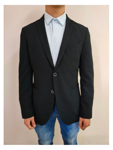 Мъжко Slim fit сако в черен цвят Emilio Adani
