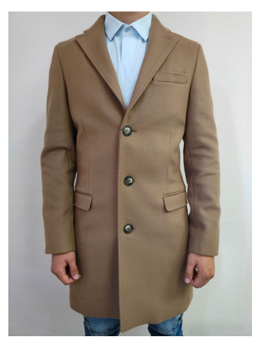 Елегантно издължено палто в кафяв цвят Devred