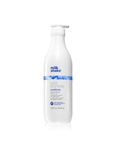Milk Shake Cold Brunette Conditioner балсам за коса с кафяви нюанси 1000 мл.