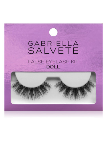 Gabriella Salvete False Eyelash Kit Doll изкуствени мигли с лепило 1 бр.