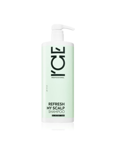 Natura Siberica ICE Professional Refresh My Scalp почистващ детоксикиращ шампоан 1000 мл.