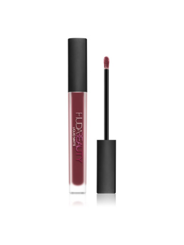 Huda Beauty Liquid Matte Lipstick Ultra-Comfort дълготрайно червило с матиращ ефект цвят Famous 4,2 мл.