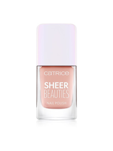 Catrice Sheer Beauties лак за нокти цвят 070 - Nudie Beautie 10,5 мл.