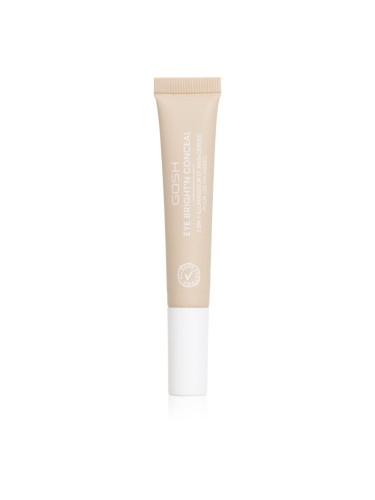 GOSH COPENHAGEN Bright'n Conceal озаряващ коректор против тъмни кръгове под очите цвят Adjusting Skin 12 мл.