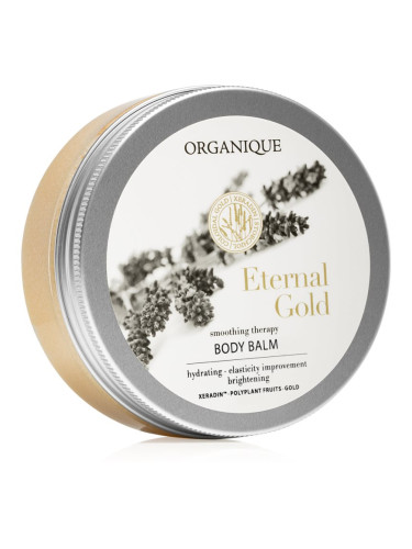 Organique Eternal Gold Smoothing Therapy озаряващ и хидратиращ балсам за тяло с 24 каратово злато 200 мл.