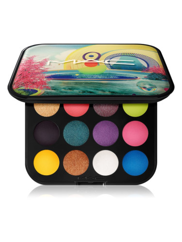 MAC Cosmetics Connect In Colour Eye Shadow Palette 12 shades палитра сенки за очи цвят Hi-Fi Colour 12,2 гр.
