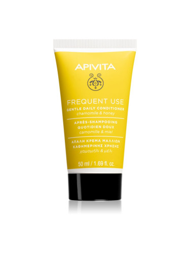 Apivita Holistic Hair Care Chamomile & Honey балсам за ежедневна употреба с лайка 50 мл.
