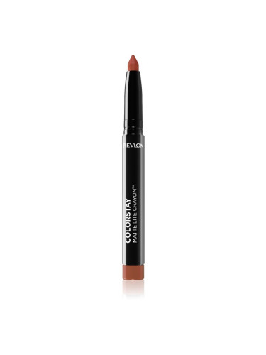 Revlon Cosmetics ColorStay™ Matte Lite Crayon матиращо червило с молив цвят 002 Clear The Air 1,4 гр.