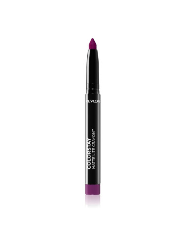 Revlon Cosmetics ColorStay™ Matte Lite Crayon матиращо червило с молив цвят 012 On Cloud Wine 1,4 гр.