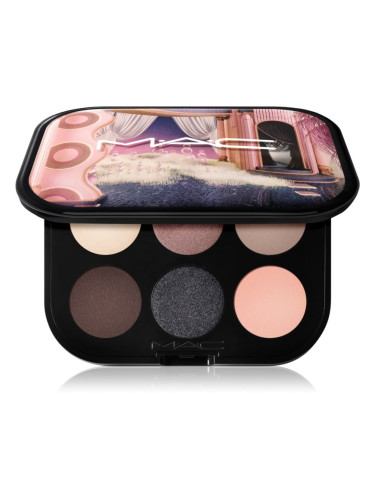 MAC Cosmetics Connect In Colour Eye Shadow Palette 6 shades палитра сенки за очи цвят Encrypted Kryptonite 6,25 гр.