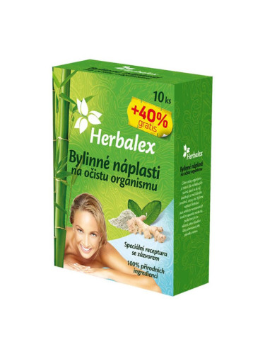 Herbalex Herbal patches for cleansing the body лепенка 10 бр.