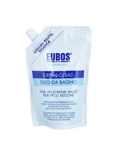 Eubos Basic Skin Care масло за душ и вана пълнител 400 мл.