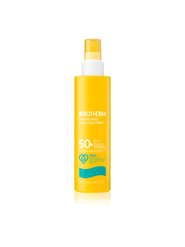 Biotherm Waterlover Milky Sun Spray защитен спрей срещу слънчеви лъчи SPF 50+ 200 мл.