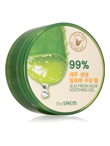 The Saem Jeju Fresh Aloe 99% хидратиращ и успокояващ гел 300 мл.