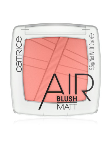 Catrice AirBlush Matt руж - пудра с матиращ ефект цвят 110 Peach Heaven 5,5 гр.