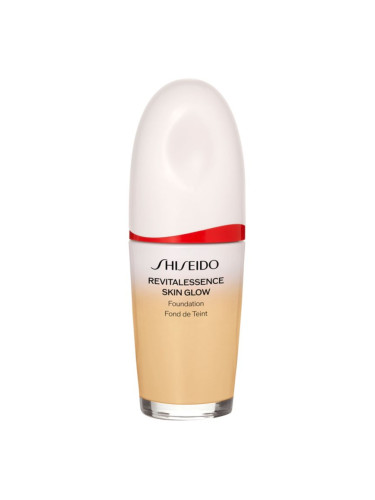 Shiseido Revitalessence Skin Glow Foundation лек фон дьо тен с озаряващ ефект SPF 30 цвят Sand 30 мл.