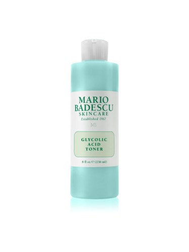 Mario Badescu Glycolic Acid Toner тонер за лице, намаляващ признаците на стареене за суха и смесена кожа 236 мл.