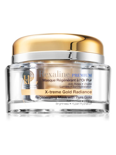 Rexaline Premium Line-Killer X-Treme Gold Radiance дълбоко регенерираща маска с 24 каратово злато 50 мл.
