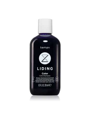 Kemon Liding Color Cold Shampoo шампоан, неутрализиращ жълтите нюанси 250 мл.