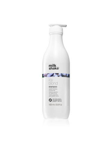 Milk Shake Icy Blond Shampoo шампоан, неутрализиращ жълтите нюанси за руса коса 1000 мл.