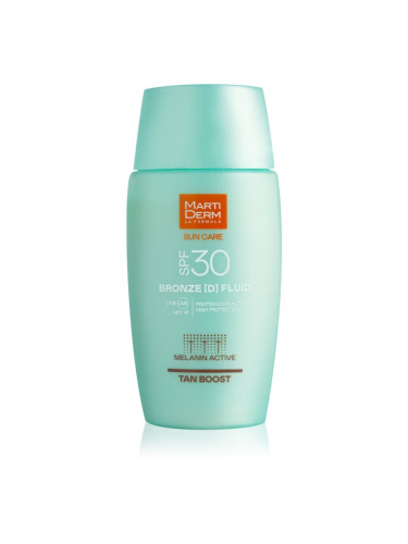 MartiDerm Sun Care Bronze D Fluid слънцезащитен флуид за лице удължаващ загара SPF 30 50 мл.