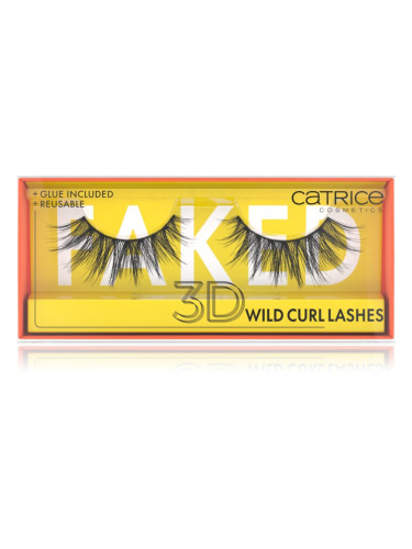 Catrice Faked изкуствени мигли с лепило 3D Wild Curl 2 бр.