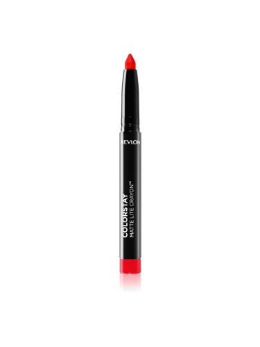 Revlon Cosmetics ColorStay™ Matte Lite Crayon матиращо червило с молив цвят 009 Ruffled Feathers 1,4 гр.