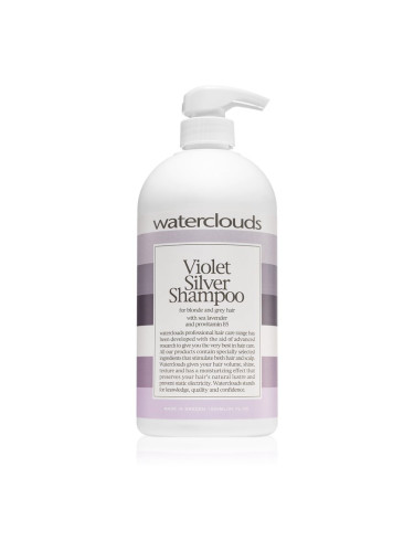 Waterclouds Violet Silver Shampoo шампоан, неутрализиращ жълтите нюанси 1000 мл.