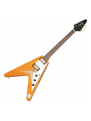 Epiphone 1958 Korina Flying V Aged Natural Електрическа китара