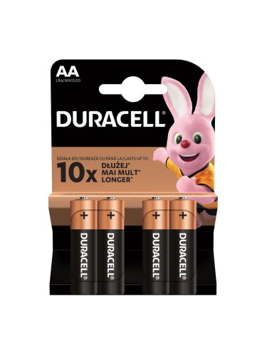 Алкална батерия DURACELL BASIC LR6 /4 бр. в блистер/ 1.5V